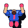 Runner sprite jumping