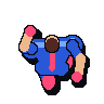 Runner sprite mid-stride