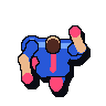 Runner sprite mid-stride