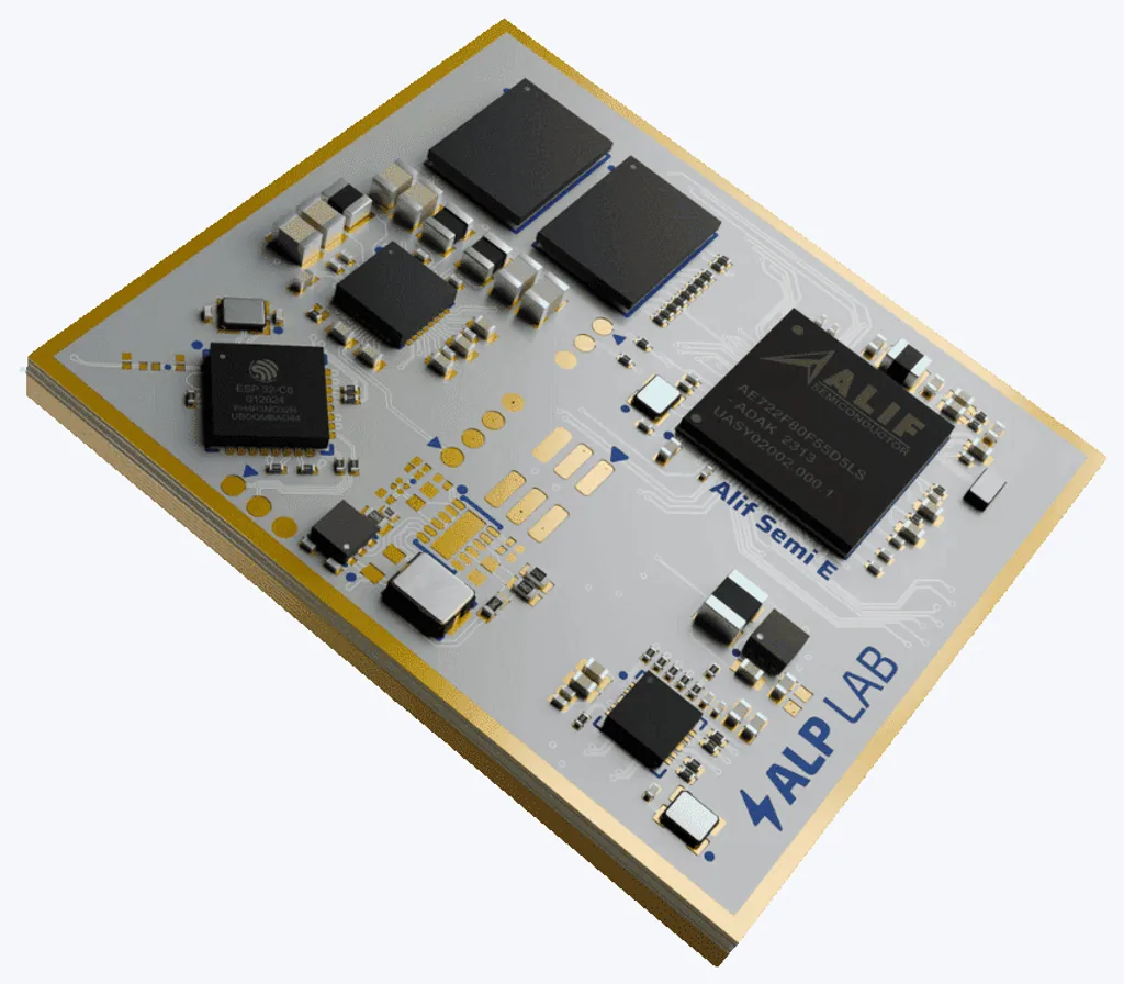 E1M-AEN module — Alif Ensemble E8 System-on-Module
