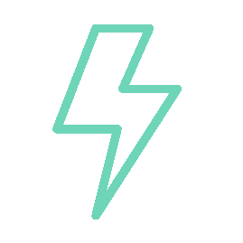 Animated lightning performance icon